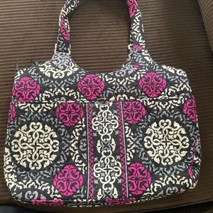 Vera Bradley Canterberry Magenta tote/laptop bag
